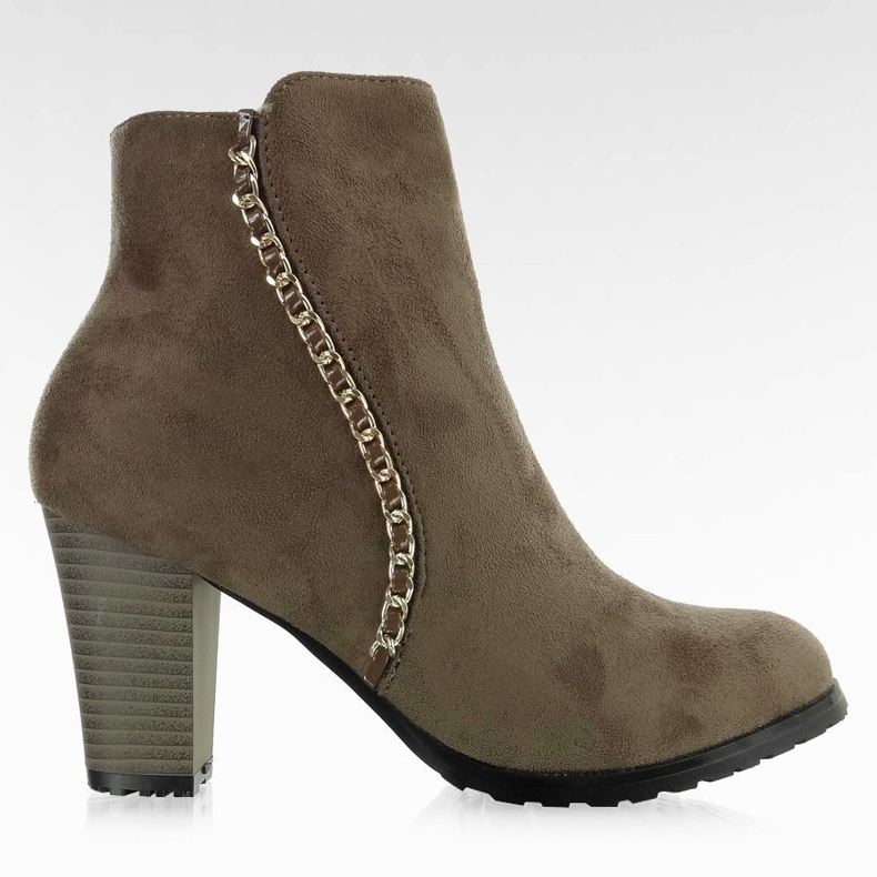 Boots on the HQ801 Khaki post brown multicolored