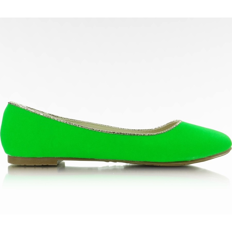 Neon ballerinas LX-1D126-21 Green-Fluo multicolored