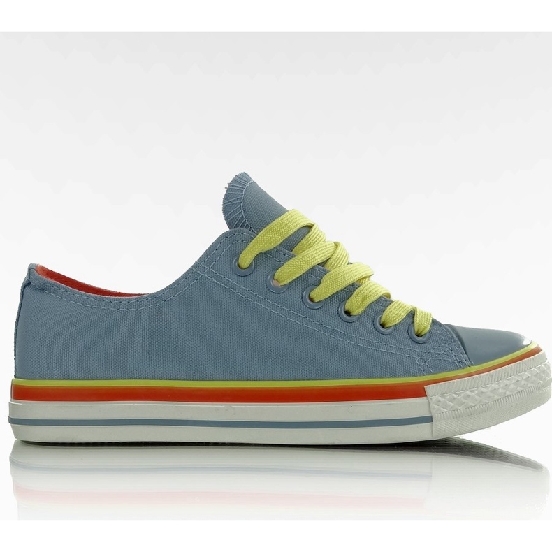 AN1177 light blue canvas sneakers