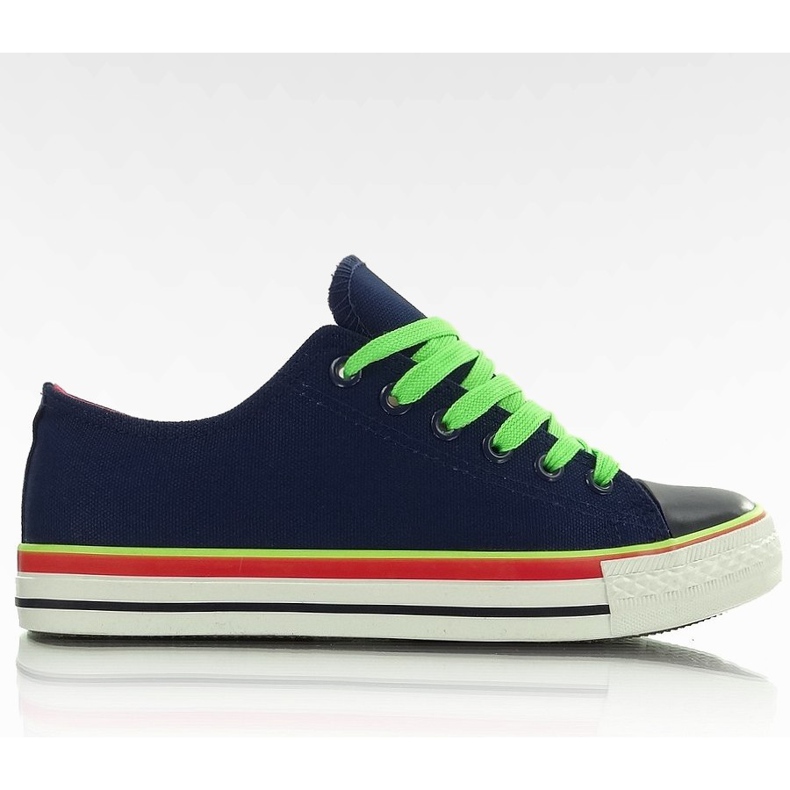 AN1177 canvas sneakers deep blue navy blue