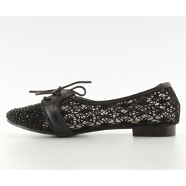 Lace ballerinas 2009-1 black Lace ballerinas 2009-1 black