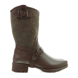 Galoshes with studs BL8-18 Khaki