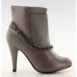 Boots chain 2010-3 gray grey Boots chain 2010-3 gray grey