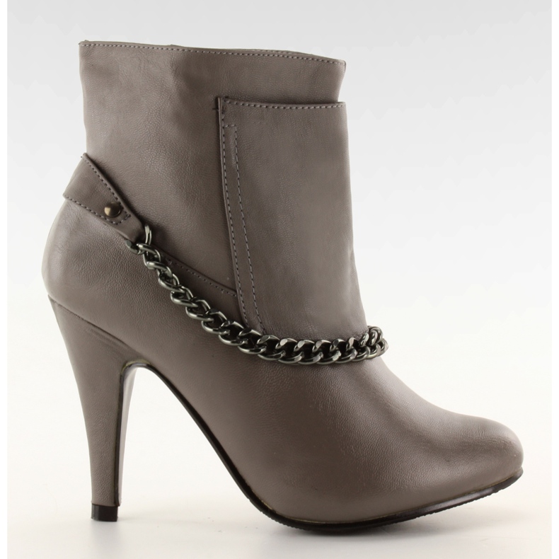 Boots chain 2010-3 gray grey