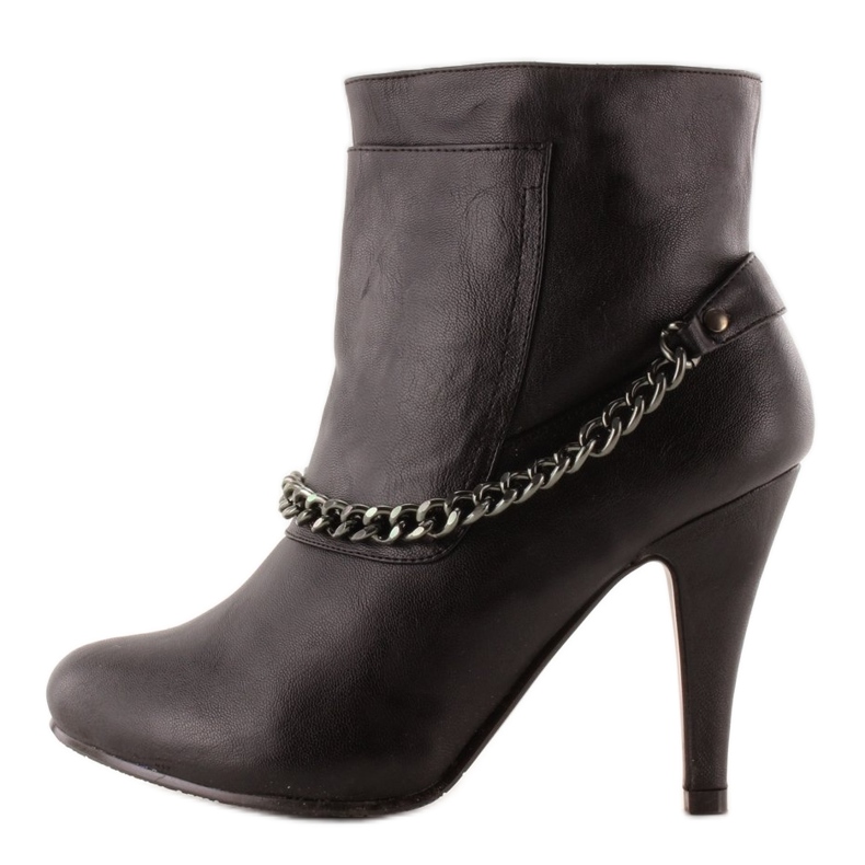 Chain boots 2010-3 Black