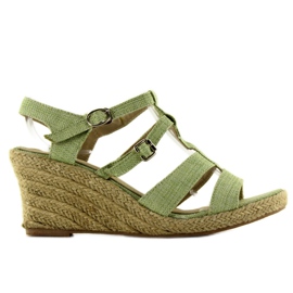Green espadrilles wedges HL201211 Green espadrilles wedges HL201211