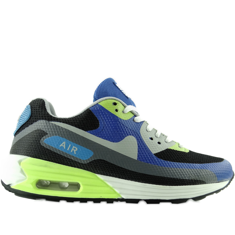 Air B306M blue-gray sneakers green grey black