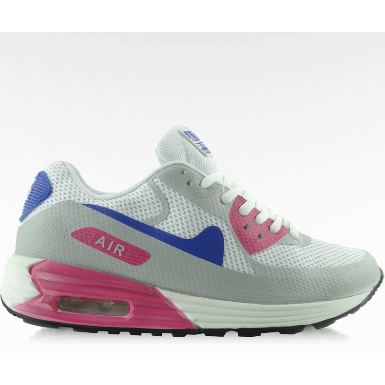 Air B306M sports shoes white-gray blue grey pink