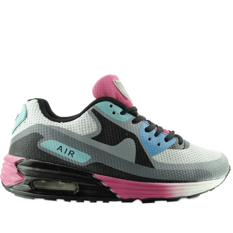 Air B306M black and pink sneakers