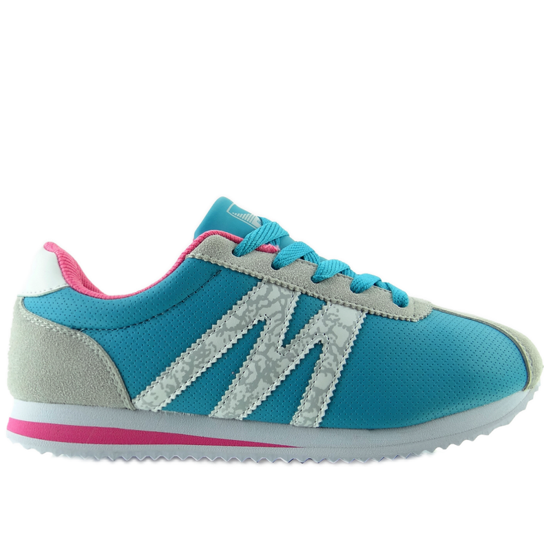 Very comfortable B683 marine sports shoes grey blue