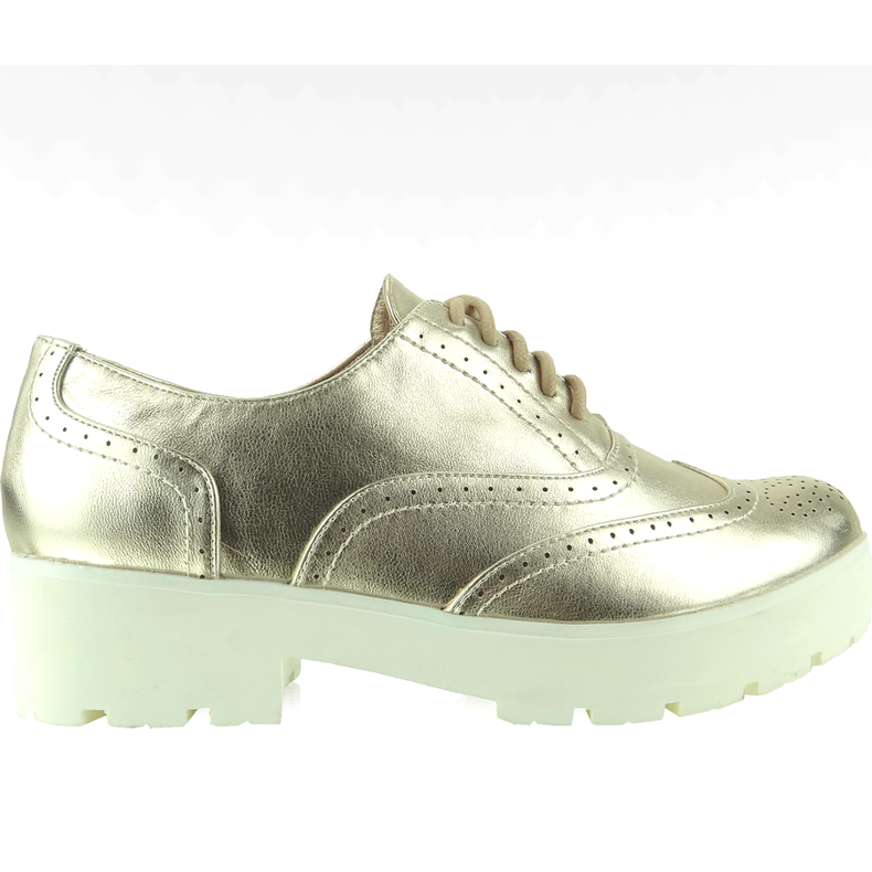 High-Sole Shoes Lbs1203 Gold golden