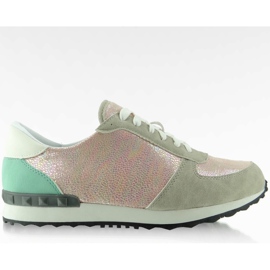 Sport shoes pastel shade Y618 Pink Sport shoes pastel shade Y618 Pink