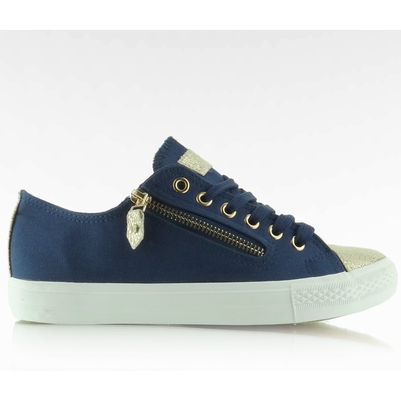 Gold sneakers BL28P Blue