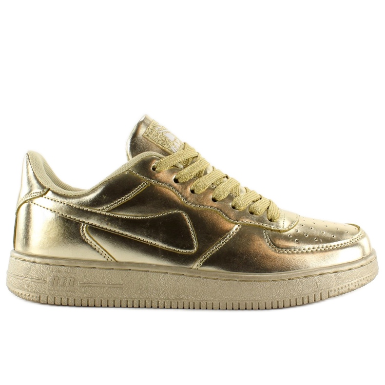 Sports shoes crazy colors B731 Gold golden