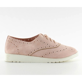 Openwork pastel loafers R97P Pink