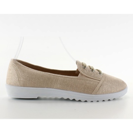 Lovely Lace-up Sneakers Qf05P brown
