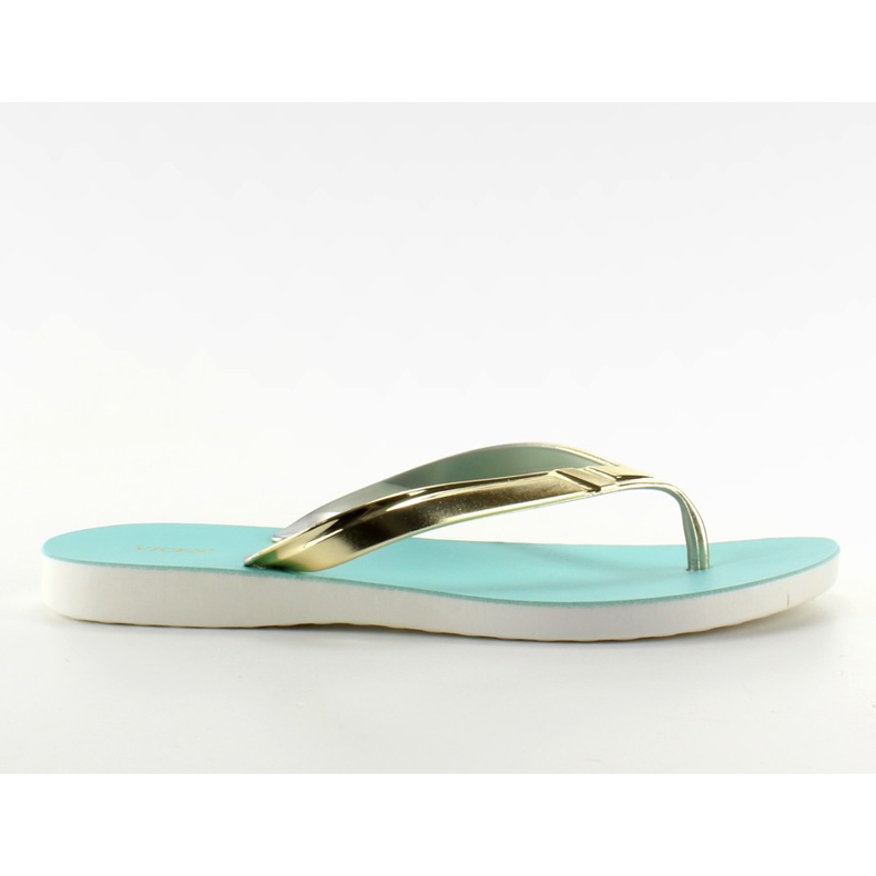 Flip-flops flip-flops gold belt PT79 L.BLUE yellow white
