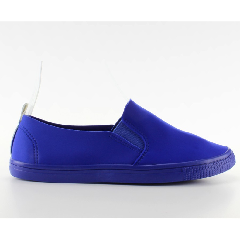 Stylish sneakers slip-on JX31 ​​R. Blue multicolored