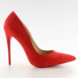 Classic suede heels 5005 Red