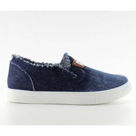 Denim slip-on with NB22 Blue patch Denim slip-on with NB22 Blue patch