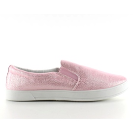Iridescent slippers JX35 Pink