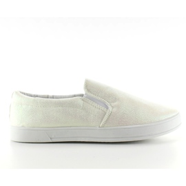 Iridescent slipony JX35 White Iridescent slipony JX35 White