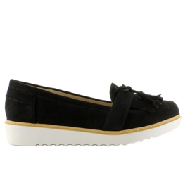 Women's suede loafers 6043 Black Women's suede loafers 6043 Black