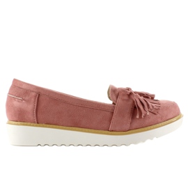 Women's suede loafers 6043 Pink Women's suede loafers 6043 Pink