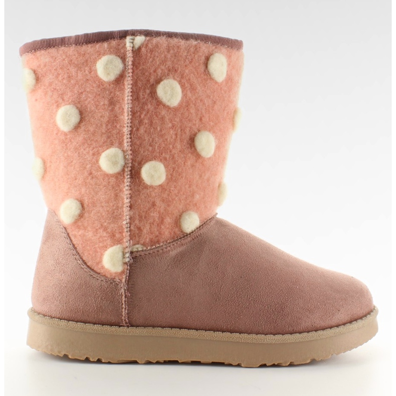 Women's shoes with Rosa felt upper pink