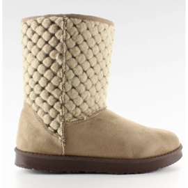 Women's Emulsions with felt Taupe upper brown Women's Emulsions with felt Taupe upper brown