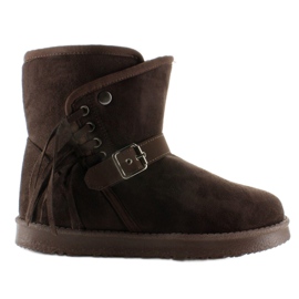 Women's Emusy With Fringes K1661504 Marron brown