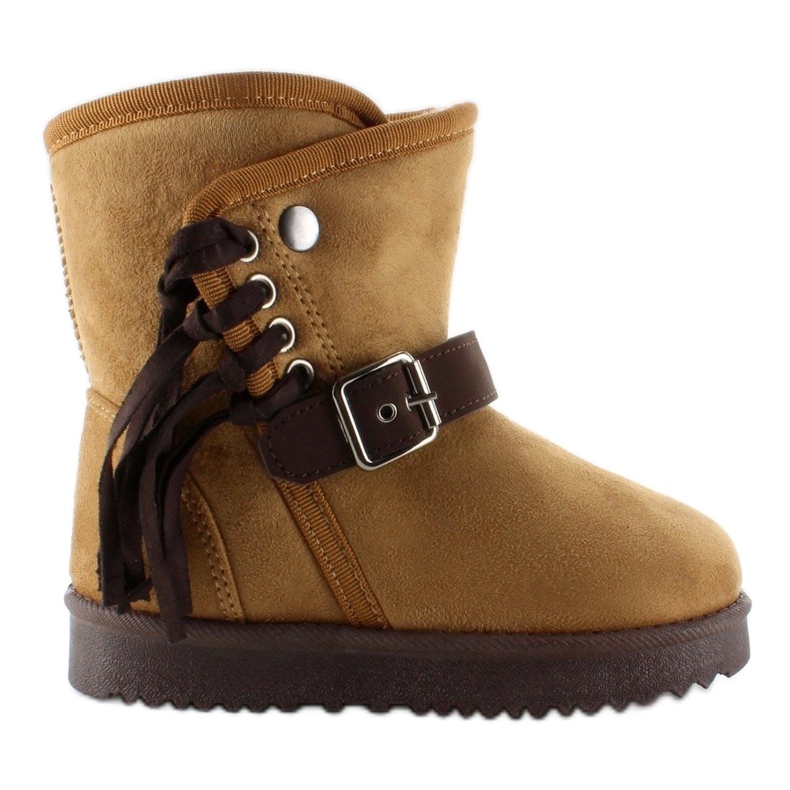 Children's Emuski With Frędzlami K1647404 Camel brown