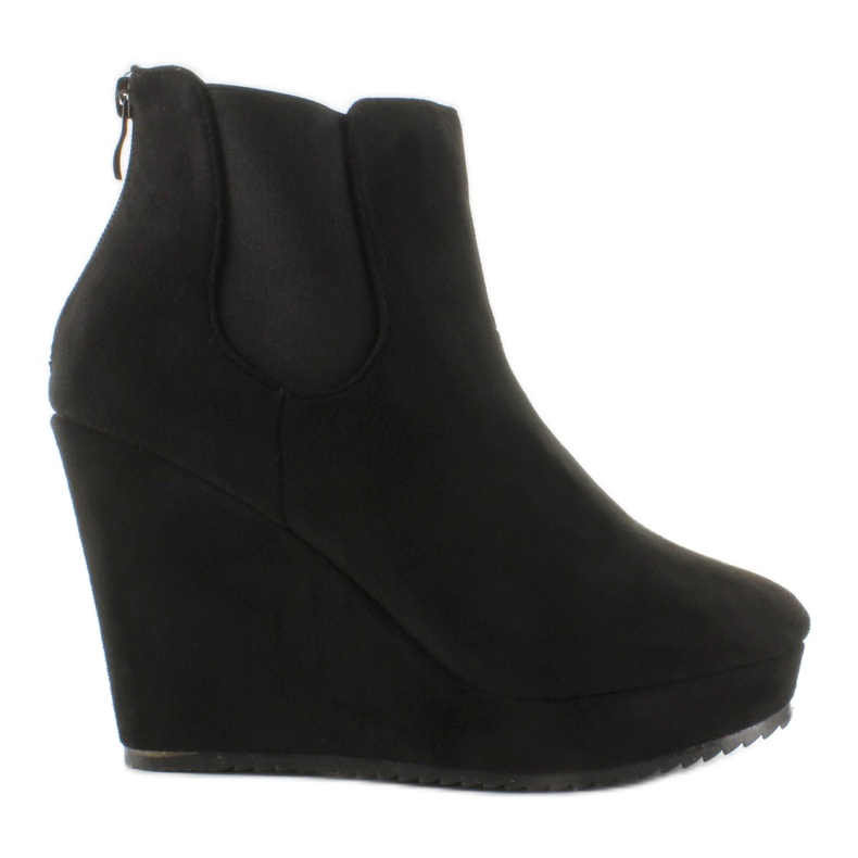 Wedge boots 824 Black