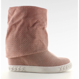 Openwork casadejki shanked Pink