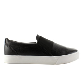 Sneakers slip-on with rubber NB72P Black Sneakers slip-on with rubber NB72P Black