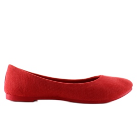 Women's ballerinas JX38 Red Women's ballerinas JX38 Red