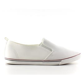 Black sneakers slipon BL88P White