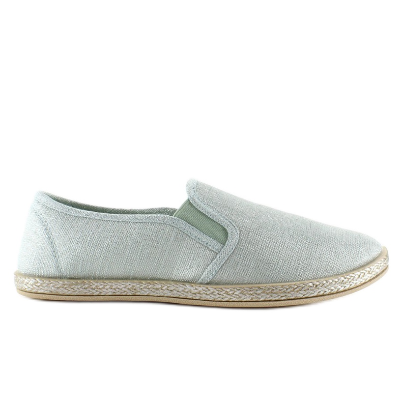 Slip-on espadrilles glamor JX16 Green Slip-on espadrilles glamor JX16 Green