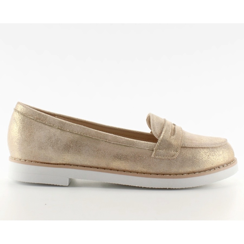 Pastel loafers for women 7112 Beige