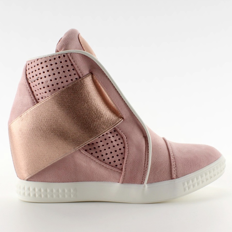 Sneakers with white piping 1142 Pink