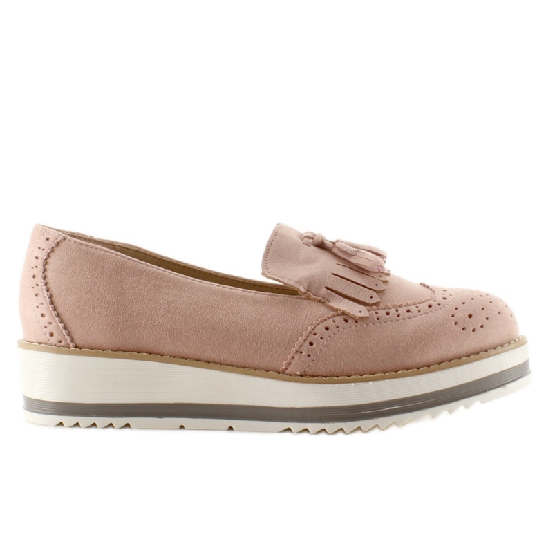 High Sole Moccasins 7149 Pink