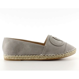 Espadrilles chanelki T272P gray grey