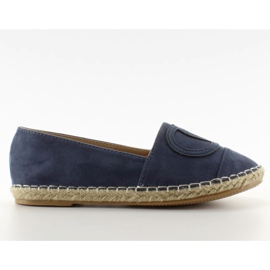 Chanel espadrilles T272P blue navy blue