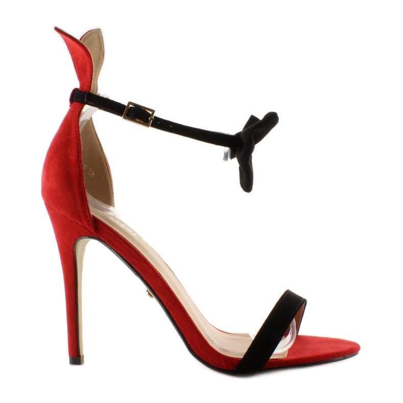 Sandals on a pin with ears ZJ-15P Red