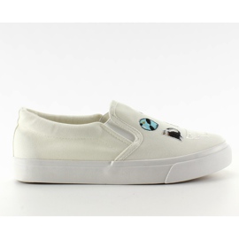 Slip-on sneakers with NB102P White embroidery