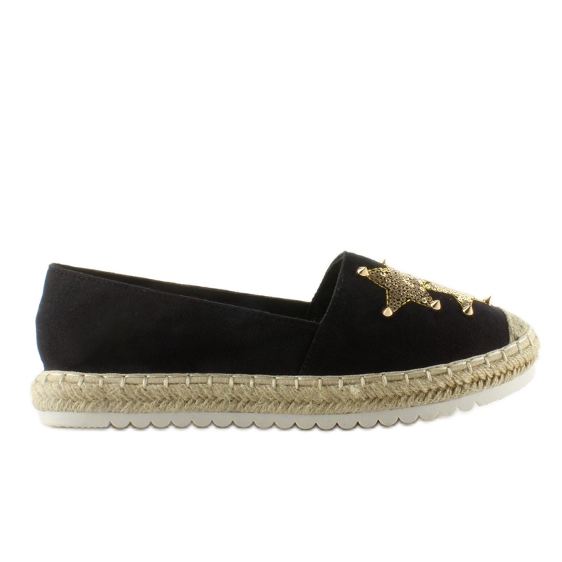 Canvas espadrilles with CV-353 Black studs