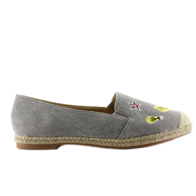 Espadrilles with JH21p Gray patches grey