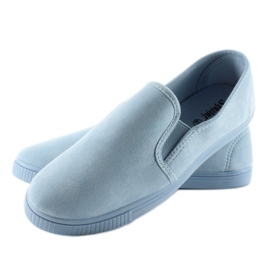 Soft slip-on sneakers JX40P L. Blue