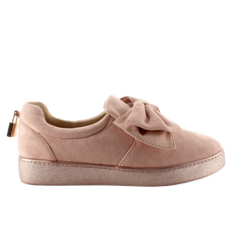 Slipony with padlock T276P pink