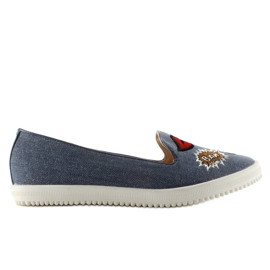 Lordsy with lips and P-6 Blue lipstick navy blue
